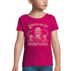T-shirt fillette rose fushia Washington Dead Cats - Monkey Brain (Washington Dead Cats)