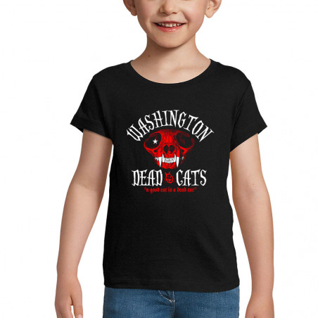 T-shirt fillette noir Washington Dead Cats - A Good Cat (Washington Dead Cats)