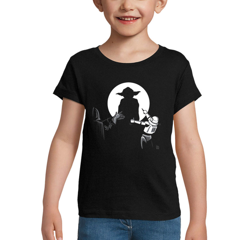 T-shirt fillette noir Dark Ombre (Trabe,Jeux Vidéo / Geek,Films/Séries,Humour,Star Wars)