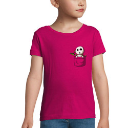 T-shirt fillette rose fushia Kondamas Pocket (Le Duc,Films/Séries,Manga Kawaï japan)