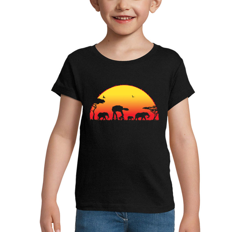 T-shirt fillette noir Starfari (Gondrax,Animaux,Films/Séries,Star Wars)
