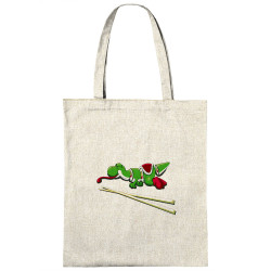 Sac shopping en toile naturel Yoshi Sushi (Mr Mouton,Jeux Vidéo / Geek)