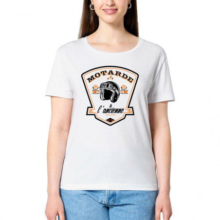 T-shirt femme col large...