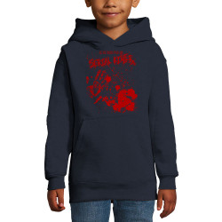 Sweat enfant à capuche bleu marine Je ne suis pas un Serial Killer (Gondrax,Humour,Slogans Débiles)