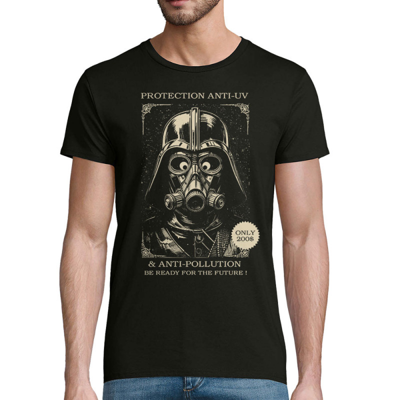 T-shirt homme coton bio noir Protection anti-UV (Oblik,Star Wars)