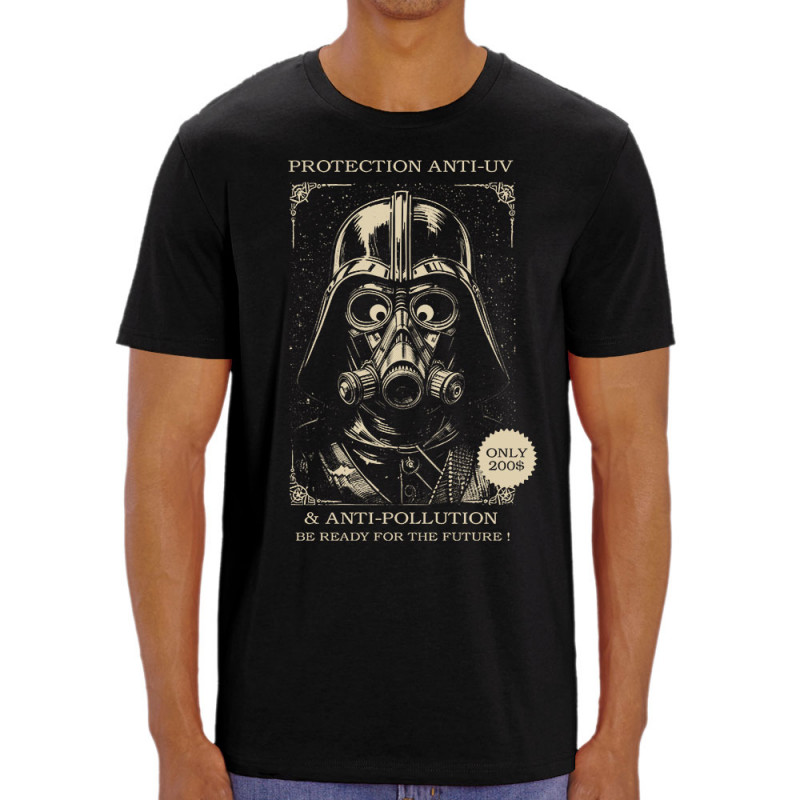 T-shirt homme coton bio noir Protection anti-UV (Oblik,Star Wars)