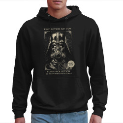 Sweat homme à capuche noir Protection anti-UV (Oblik,Star Wars)