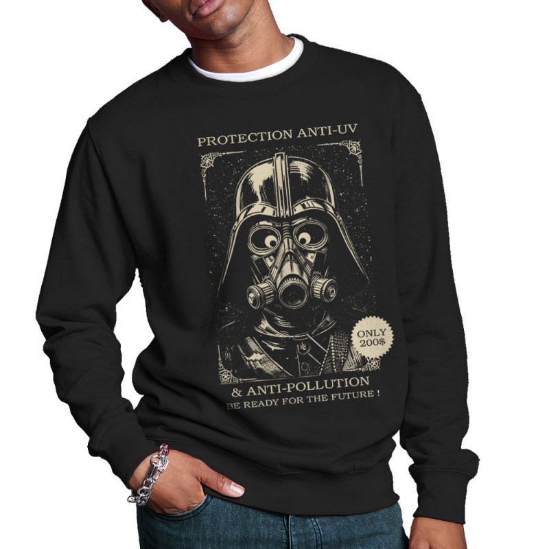 Sweat homme col rond noir Protection anti-UV (Oblik,Star Wars)