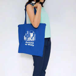 Sac shopping en toile bleu royal Arnold et Willy (Ted Boundy,Humour,Films/Séries,Animaux)