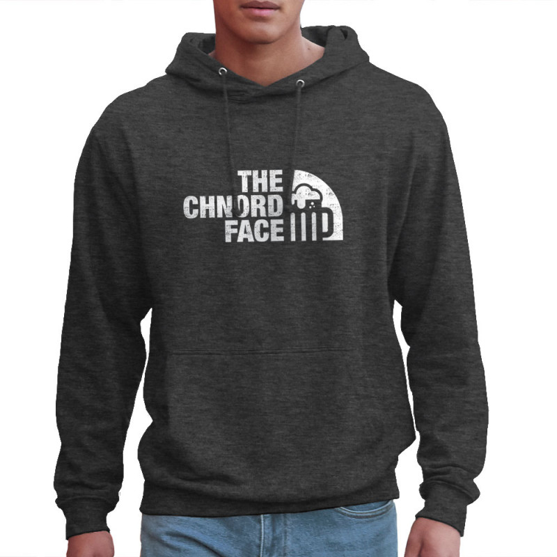 Sweat homme à capuche gris anthracite The Chnord Face (Ted Boundy,Détournements,Alcool)