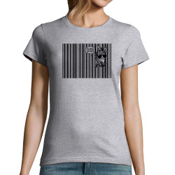 T-shirt femme gris chiné Coucou (Gondrax,Animaux,Humour)
