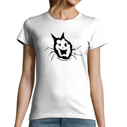 T-shirt femme blanc Washington Dead Cats - Old School Cat (Washington Dead Cats)
