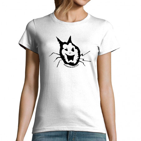 T-shirt femme blanc Washington Dead Cats - Old School Cat (Washington Dead Cats)