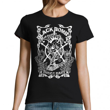 T-shirt femme noir Black Bomb A - Sweet Mary (Black Bomb A)