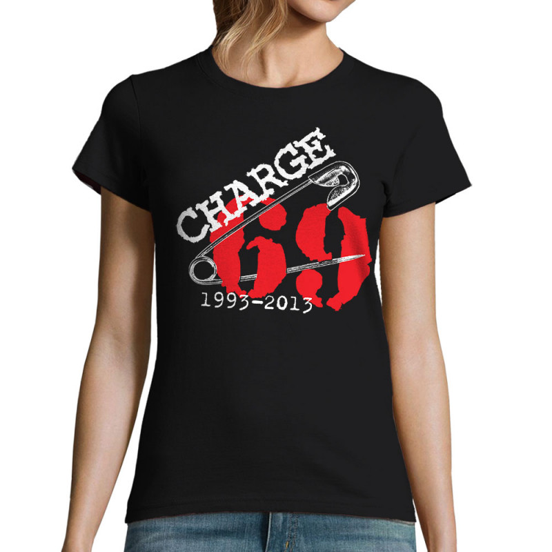 T-shirt femme noir Charge 69 - 1993-2013 (Charge 69)