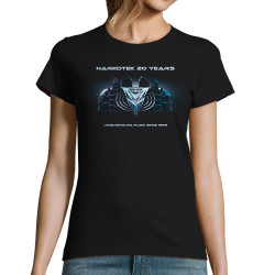 T-shirt femme noir Narkotek - 20 years (Narkotek)