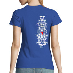 T-shirt femme bleu royal Nawak - Totem (Nawak)