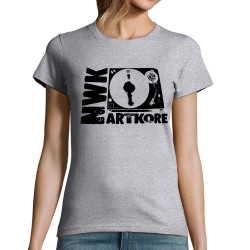T-shirt femme gris chiné Nawak - Use A MK2 (Nawak)