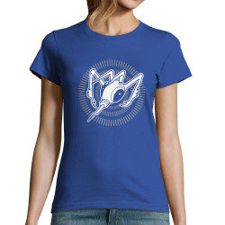 T-shirt femme bleu royal Epileptik - Circle Hardcore (Epileptik)