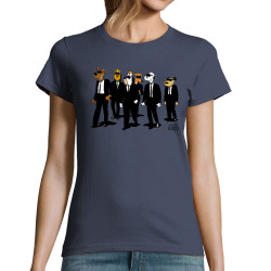 T-shirt femme bleu denim Reservoir Dogs (Gondrax,Animaux,Films/Séries,Détournements)