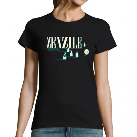 T-shirt femme noir Zenzile - Sound Patrol (Zenzile)