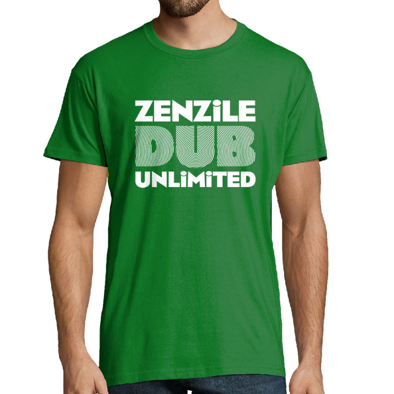 T-shirt homme vert prairie Zenzile - Dub Unlimited (Zenzile)