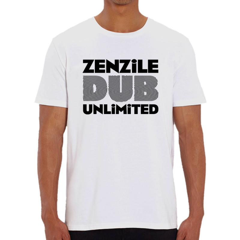 T-shirt homme coton bio blanc Zenzile - Dub Unlimited (Zenzile)
