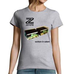 T-shirt femme gris chiné Zenzile - Sachem in Salem (Zenzile)