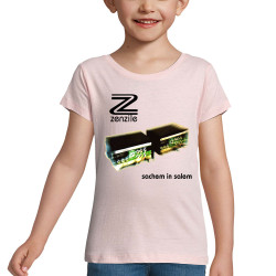 T-shirt fillette rose pale Zenzile - Sachem in Salem (Zenzile)