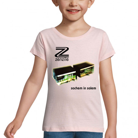 T-shirt fillette rose pale Zenzile - Sachem in Salem (Zenzile)