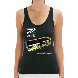 Débardeur femme coton bio noir Zenzile - Sachem in Salem (Zenzile)