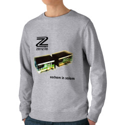 Sweat homme bio col rond gris chiné Zenzile - Sachem in Salem (Zenzile)