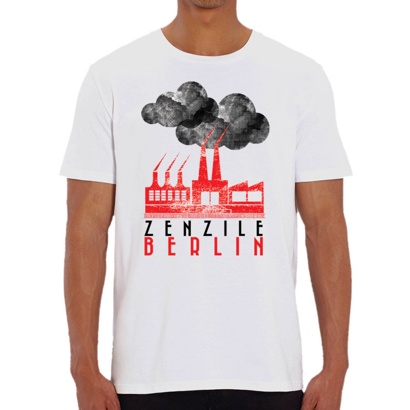 T-shirt homme coton bio blanc Zenzile - Berlin (Zenzile)