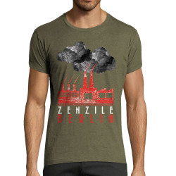 T-shirt homme fit kaki chiné Zenzile - Berlin (Zenzile)