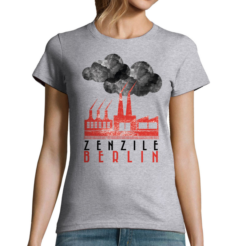 T-shirt femme gris chiné Zenzile - Berlin (Zenzile)