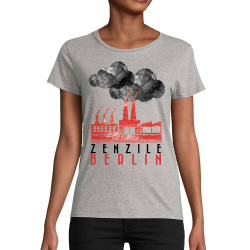 T-shirt femme coton bio gris chiné Zenzile - Berlin (Zenzile)
