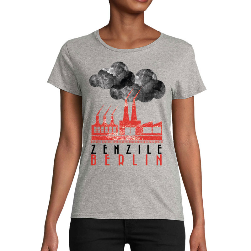 T-shirt femme coton bio gris chiné Zenzile - Berlin (Zenzile)