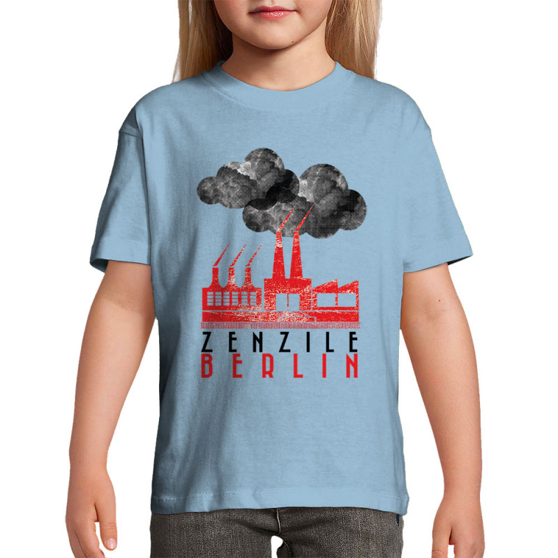 T-shirt enfant bleu ciel Zenzile - Berlin (Zenzile)