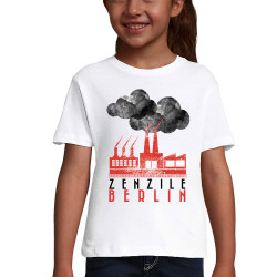 T-shirt fillette blanc Zenzile - Berlin (Zenzile)