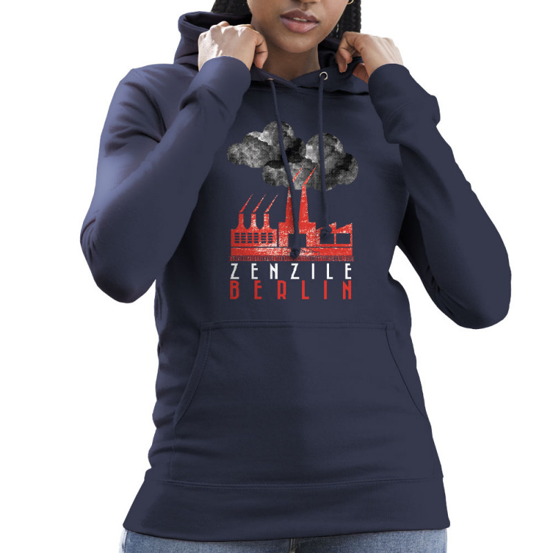 Sweat femme à capuche bleu marine Zenzile - Berlin (Zenzile)