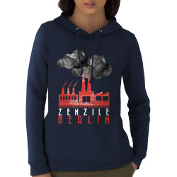Sweat femme à capuche coton bio bleu marine Zenzile - Berlin (Zenzile)