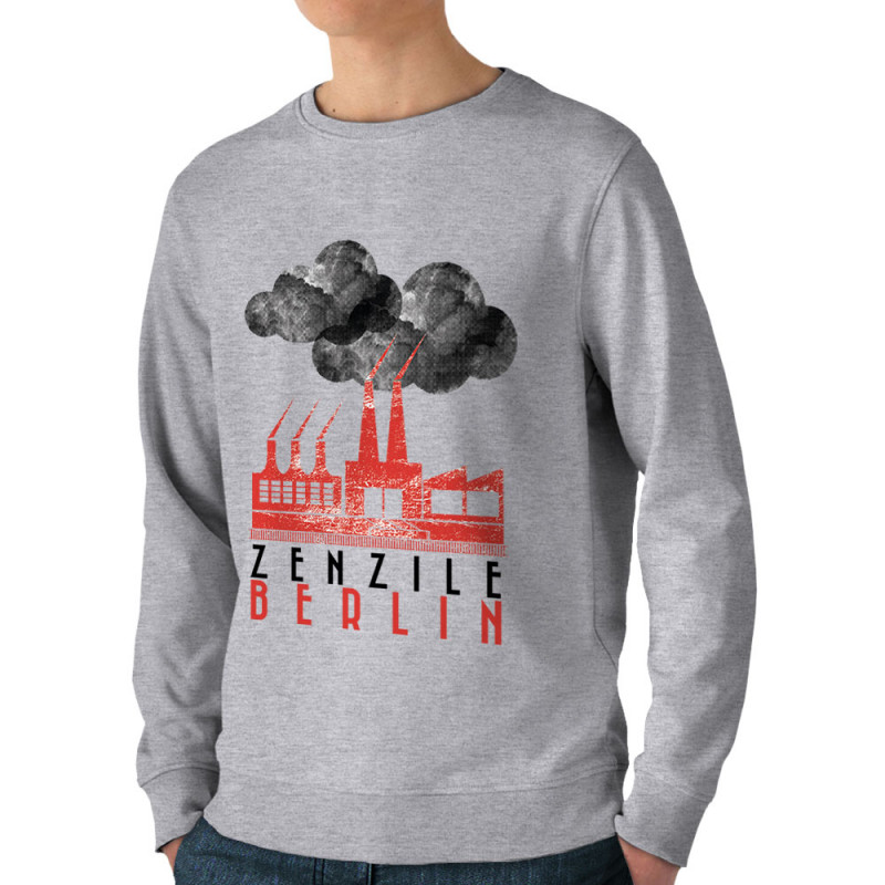 Sweat homme bio col rond gris chiné Zenzile - Berlin (Zenzile)