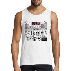 Débardeur homme blanc Zenzile - Meta Meta (Zenzile)