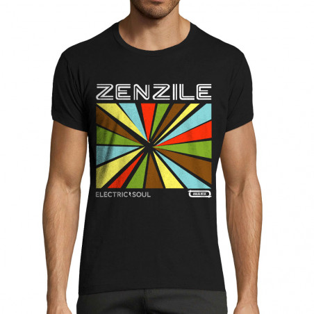 T-shirt homme fit noir Zenzile - Electric Soul (Zenzile)