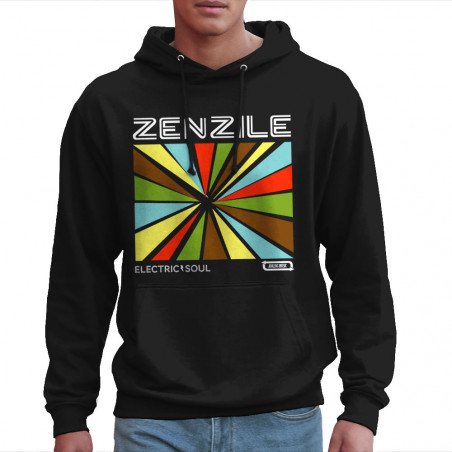 Sweat homme à capuche noir Zenzile - Electric Soul (Zenzile)