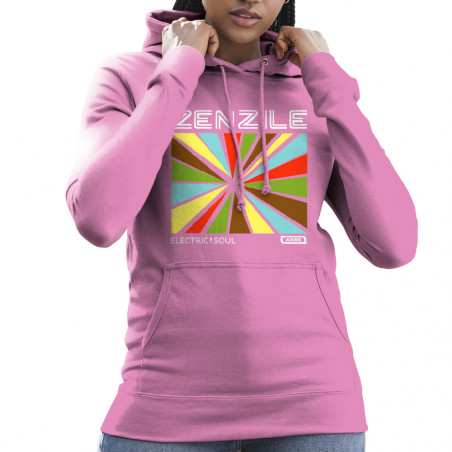 Sweat femme à capuche rose Zenzile - Electric Soul (Zenzile)