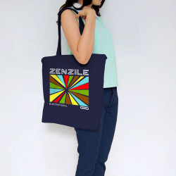 Sac shopping en toile bleu marine Zenzile - Electric Soul (Zenzile)