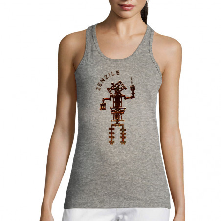 Débardeur femme gris chiné Zenzile - Totem (Zenzile)