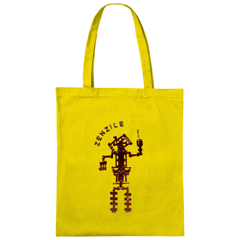 Sac shopping en toile jaune Zenzile - Totem (Zenzile)