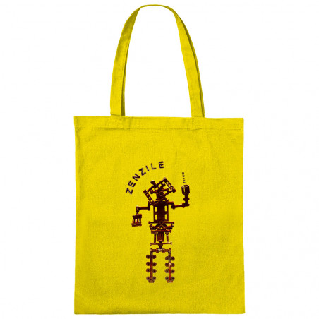 Sac shopping en toile jaune Zenzile - Totem (Zenzile)